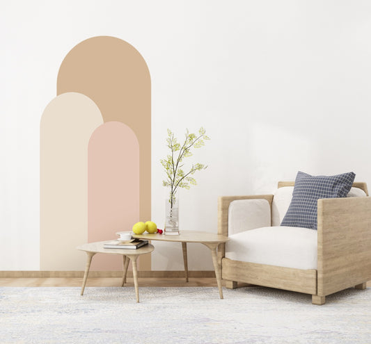 Sticker Terracotta Arches, wall sticker, 140 cm